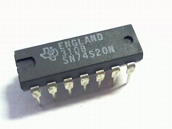 74S20 dual 4-input positive NAND