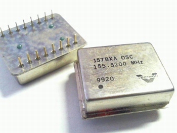 Quartz crystal oscillator 155,52 mhz 16 pins