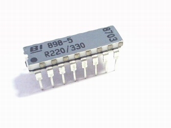 Resistor array 898-5-R220/330 dual resistor