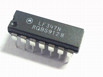 LF347N Quad General-Purpose JFET-input Operational Amplifier