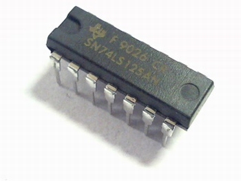 74LS125 Quad Bus Buffer Negative Enable with 3 State