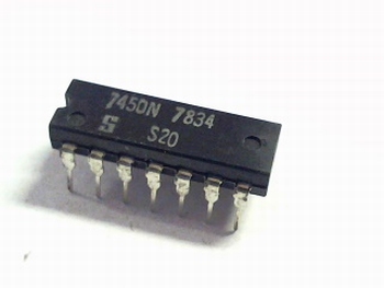 7450 Dual 2-wide 2-input AND-OR-INVERT gate