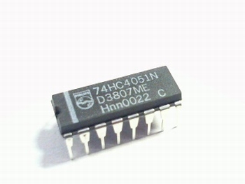 74HC4051 Single 8-channel Multi/Demultiplexer