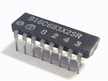 Resistor network Array 8 x 68K ohm