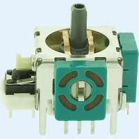 Joystick potentiometer voor printmontage