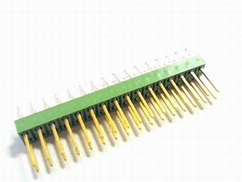 Double header 2x16 pins - 2.54mm straight