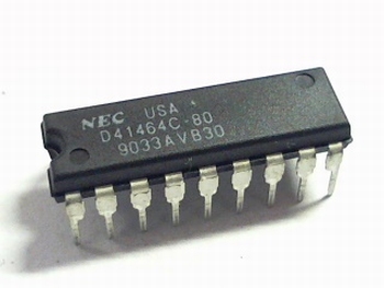 D41464C-80 65,536 x 4-bit dynamic NMOS RAM