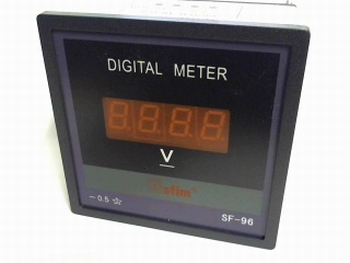 Digital panelmeter 0-100 volt DC