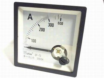 Paneelmeter 0-300 ampere AC 300/5A