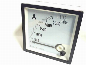 panelmeter 2500/5A DC