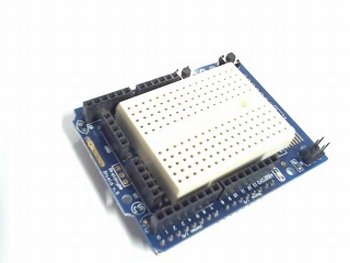 Uno uitbreidingsprint met breadboard