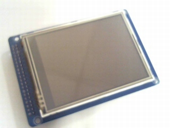 LCD display 320x480 TFT 3.2 i. with touchscreen and SD entry