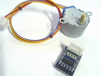 Stepper motor met ULN2003 motordriver