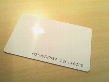 RFID kaart 125 Mhz EM4100