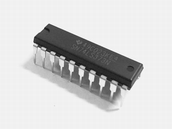 74LS373  3 state 8 bit D latch 8 channels