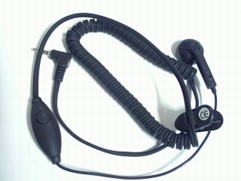 Earphone with microphone and clip