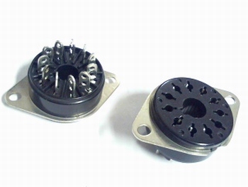Relay socket round with 11 poles