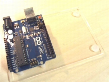 Experiment platform for Arduino Uno and a breadboard