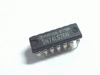 74LS26 Quad 2-input nand gate open collector