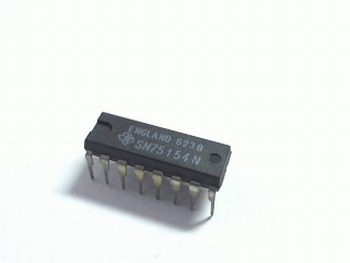 75154 Quadruple Differential Line Receiver, 16 Pin DIP