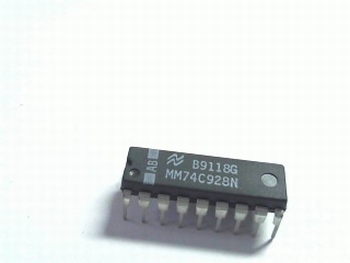 74C928  4-DIG. COUNTER MULTIPL. 7 SEGMENTS DIP18
