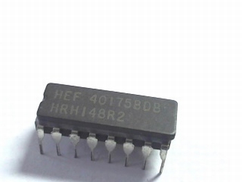 HEF40175 Quadruple D-type flip-flop