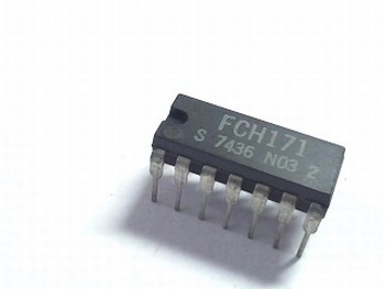 FCH171 triple 3-input nand gate DIP14