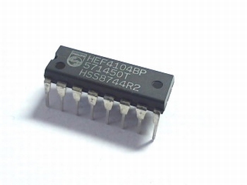 HEF4104B Quad low-to-high voltage translator DIL-16