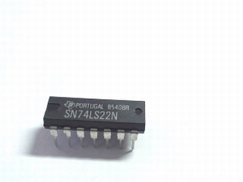 74LS22 DUAL 4-INPUT NAND GATE DIP14