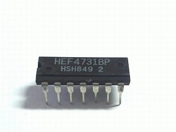 HEF4731 Quadruple 64-bit static shift register