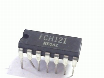 FCH121 dual 4-input nand gate, open collector