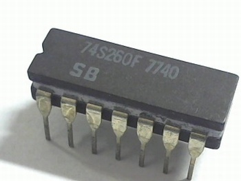 74S260 DUAL 5-INPUT NOR GATE