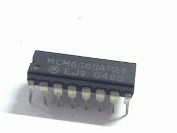 MCM6665 64Kx1 16-Pin Dip RAM