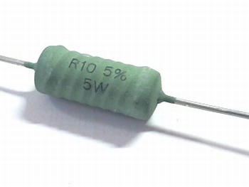 Resistor 0.1 Ohms 5 Watt 5%