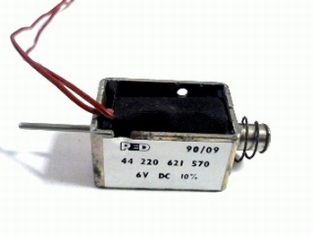 Solinoid PUSH/PULL 6V DC.