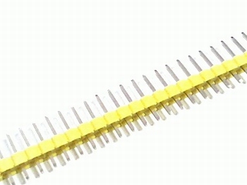 Connecting strip 40 pins color yellow