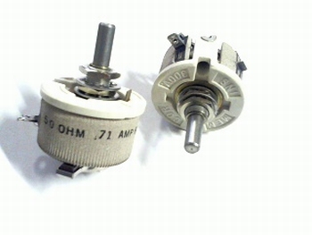 Ohmite rheostat 50 ohm, 25 watts, 0.71 amp 300 Volt
