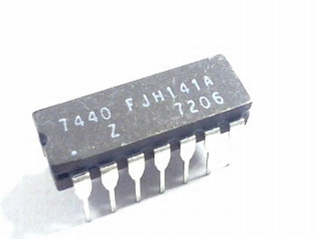 FJH141- TTL dual 4-input nand power gate (7440) - NOS