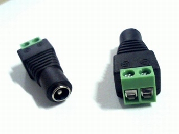 DC Powerbus 2.1mm male with screw connections