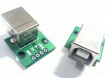 USB B 4 input PCB with solderconnections