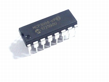 MCP3008-I/P A/D converter DIP 16