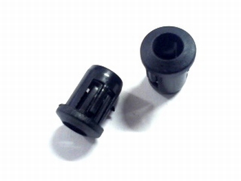 Zwarte plastic led houder 5mm