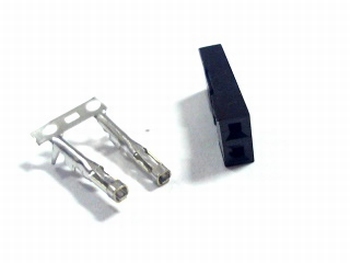 Header crimp plug female 2 pins