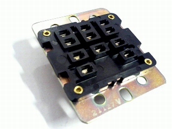 Relay socket HP3-SRS for HP3 3-pole relay