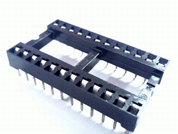 24 pins wide standard IC socket