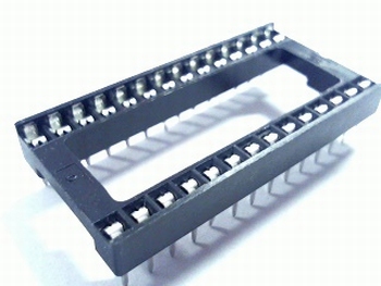 28 pins wide standard IC socket