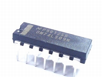 74LS09 Quad 2-input nand gate with open collector