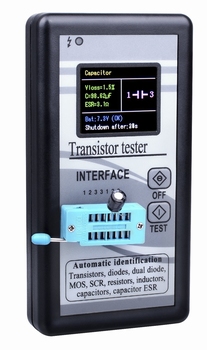 Transistor Tester Diode Triode Capaciteitsmeter LCR ESR enz.