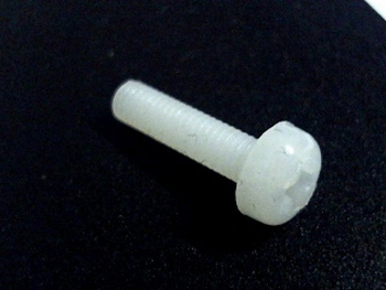 Plastic Screw with philips head 12mm M3 thread