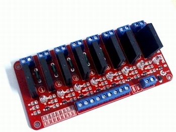 8 kanaals Solid state relais module